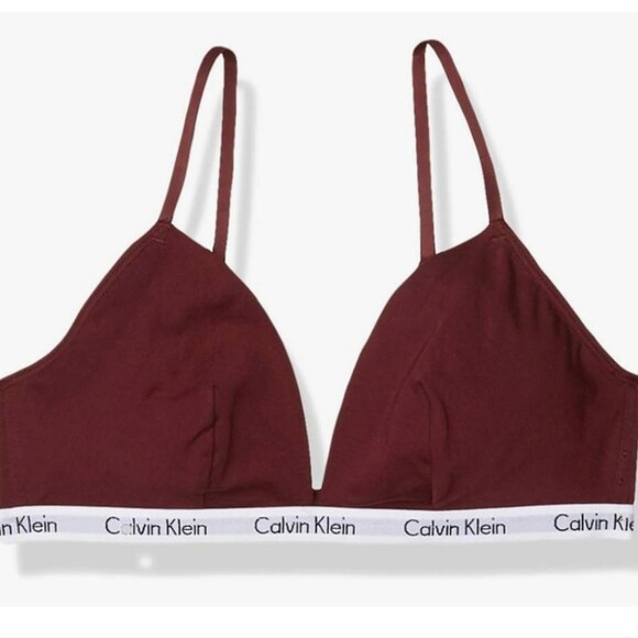 Calvin Klein Women's Modern Cotton Unlined Triangle Bralette Size 32B - Picture 2 of 4